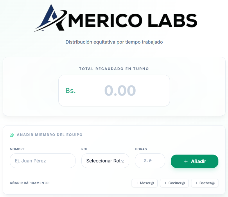 Sistema de Distribución de Propinas